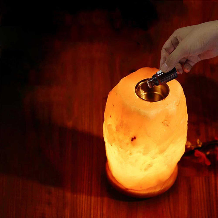 Translation missing: en.12V 12W 1-2kg Himalayan Pink Salt Diffuser Essential Oil Lamp Aromatherapy On/Off