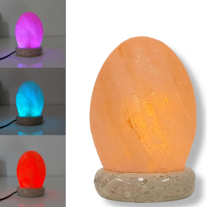 Translation missing: en.USB Colour Changing Egg Shape Himalayan Pink Salt Lamp Color Change LED Light