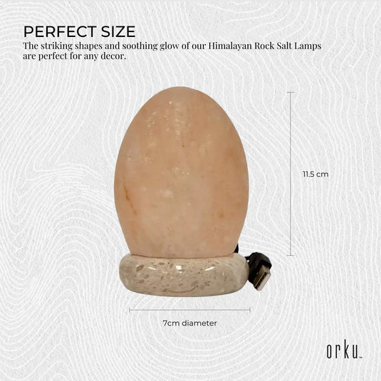 Translation missing: en.USB Colour Changing Egg Shape Himalayan Pink Salt Lamp Color Change LED Light