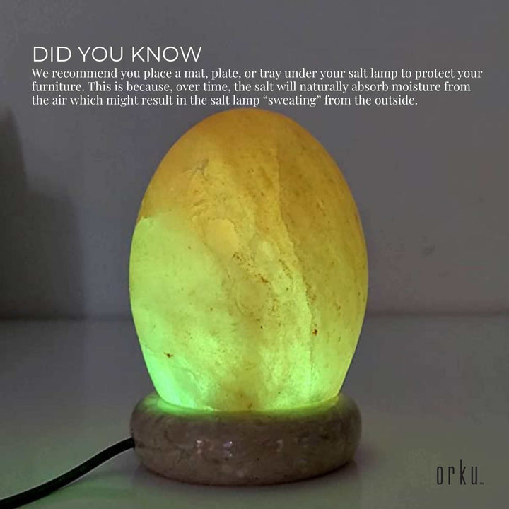 Translation missing: en.USB Colour Changing Egg Shape Himalayan Pink Salt Lamp Color Change LED Light