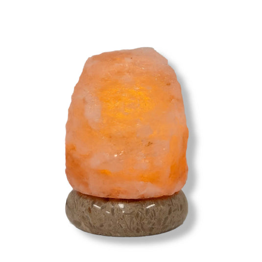 Translation missing: en.USB Colour Changing Salt Himalayan Lamp - Natural Shape Pink Rock LED Light