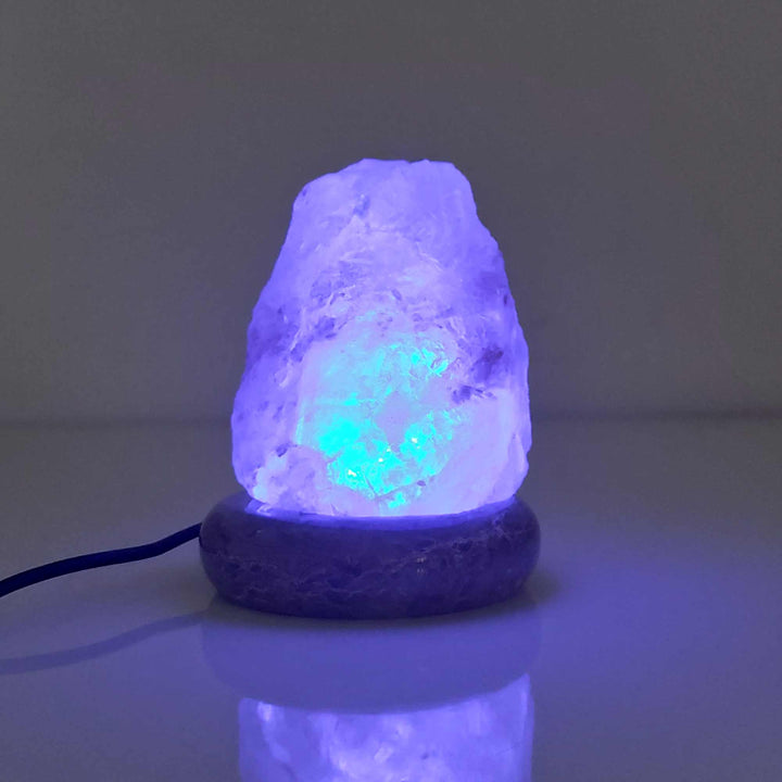 Translation missing: en.USB Colour Changing Salt Himalayan Lamp - Natural Shape Pink Rock LED Light