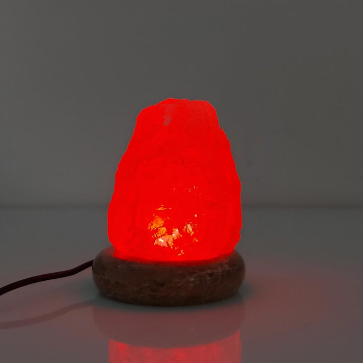 Translation missing: en.USB Colour Changing Salt Himalayan Lamp - Natural Shape Pink Rock LED Light