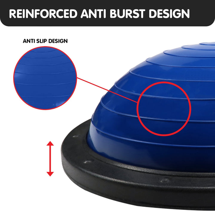 Translation missing: en.Powertrain Fitness Yoga Ball Home Gym Workout Balance Trainer Blue