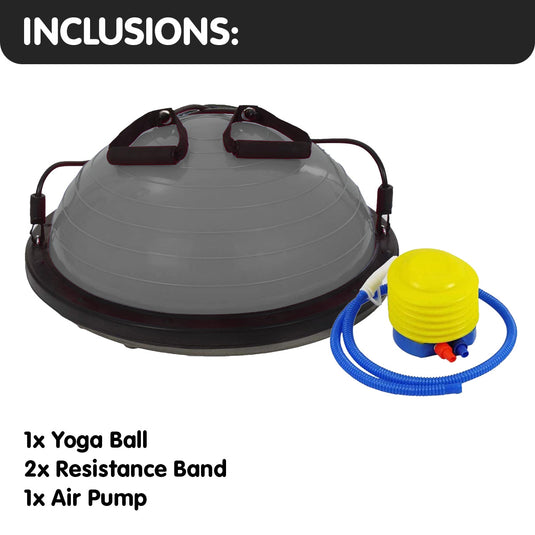 Translation missing: en.Powertrain Fitness Yoga Ball Home Gym Workout Balance Trainer Grey