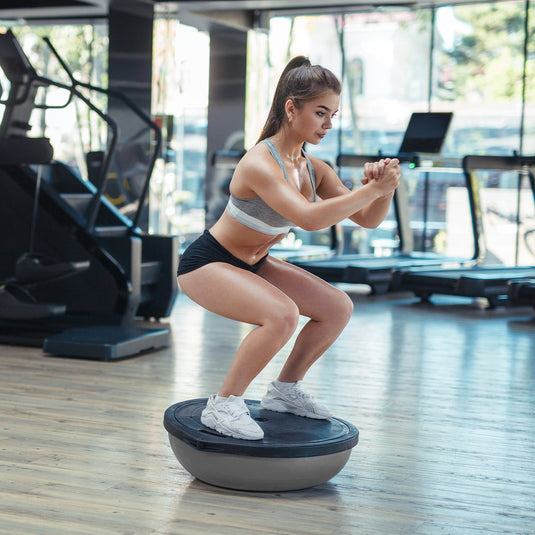 Translation missing: en.Powertrain Fitness Yoga Ball Home Gym Workout Balance Trainer Grey