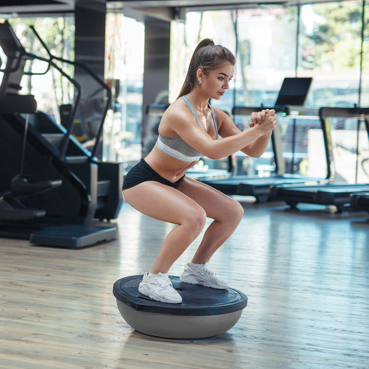 Translation missing: en.Powertrain Fitness Yoga Ball Home Gym Workout Balance Trainer Grey