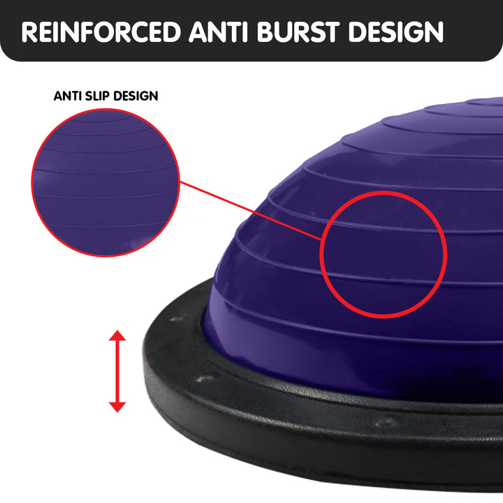 Translation missing: en.Powertrain Fitness Yoga Ball Home Gym Workout Balance Trainer Purple