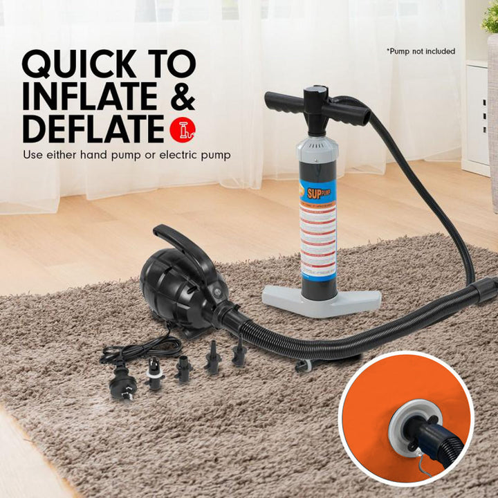Translation missing: en.Powertrain Sports Inflatable Gymnastics Air Barrel Exercise Roller 120 x 75cm - Orange