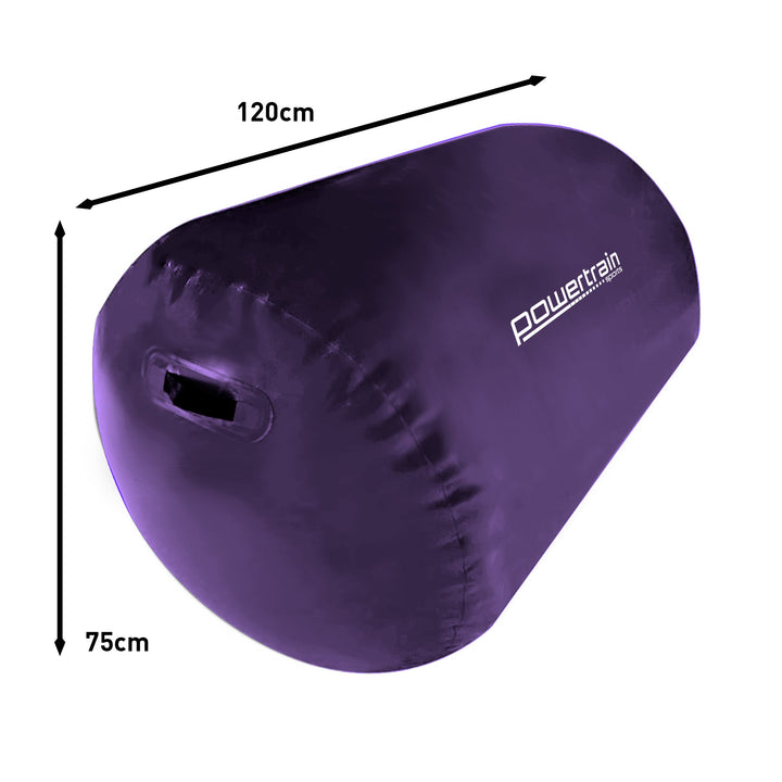 Translation missing: en.Powertrain Sports Inflatable Air Exercise Roller Gymnastics Gym Barrel 120 x 75cm Purple