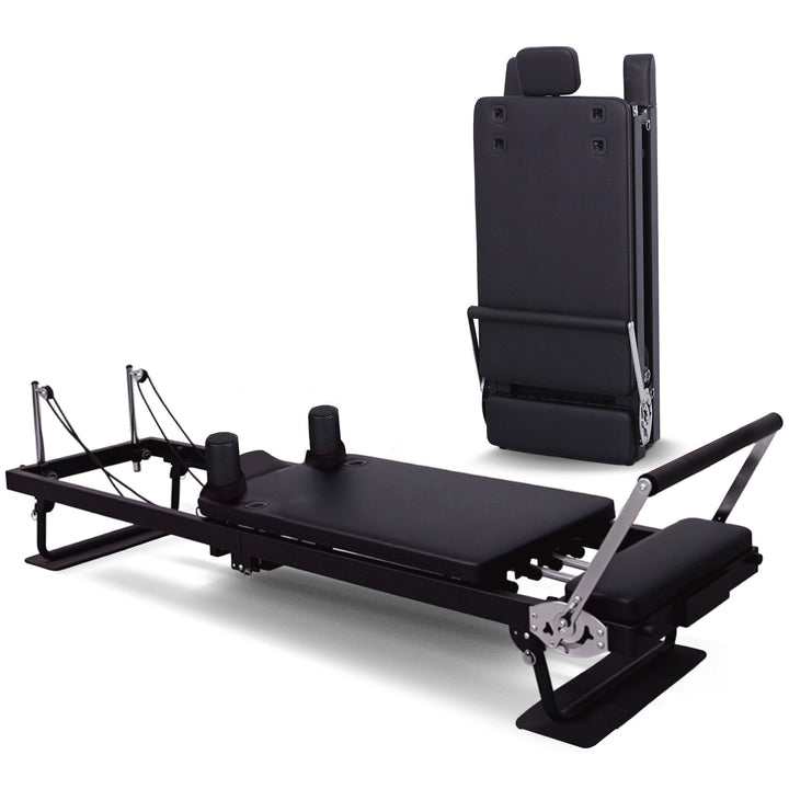 Translation missing: en.Powertrain Aria Steel Foldable Pilates Board Reformer Multifunctional Core Exercise Set Ab Trainer With Platform Extender Sitting Box Jumpboard And Footbar For Indoor Outdoor Full Body Fitness Home