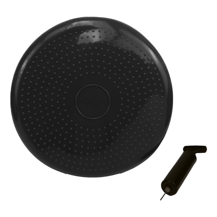 Translation missing: en.Powertrain Yoga Stability Disc Home Gym Pilates Balance Trainer Black