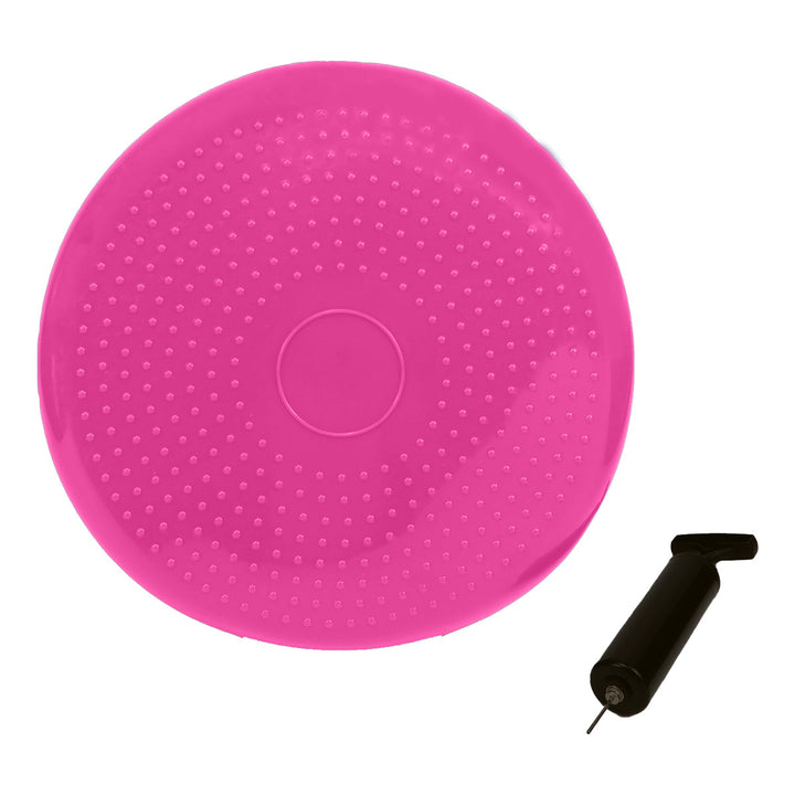 Translation missing: en.Powertrain Yoga Stability Disc Home Gym Pilates Balance Trainer - Pink