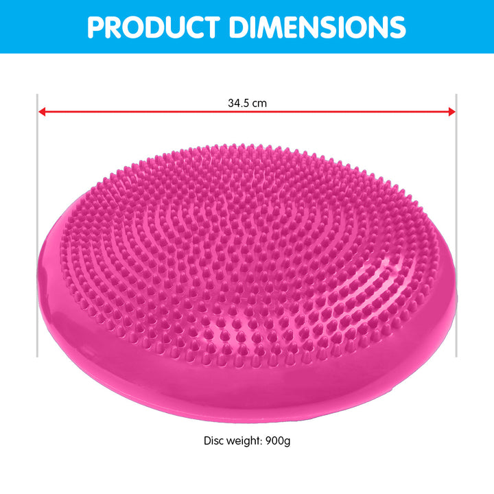 Translation missing: en.Powertrain Yoga Stability Disc Home Gym Pilates Balance Trainer - Pink