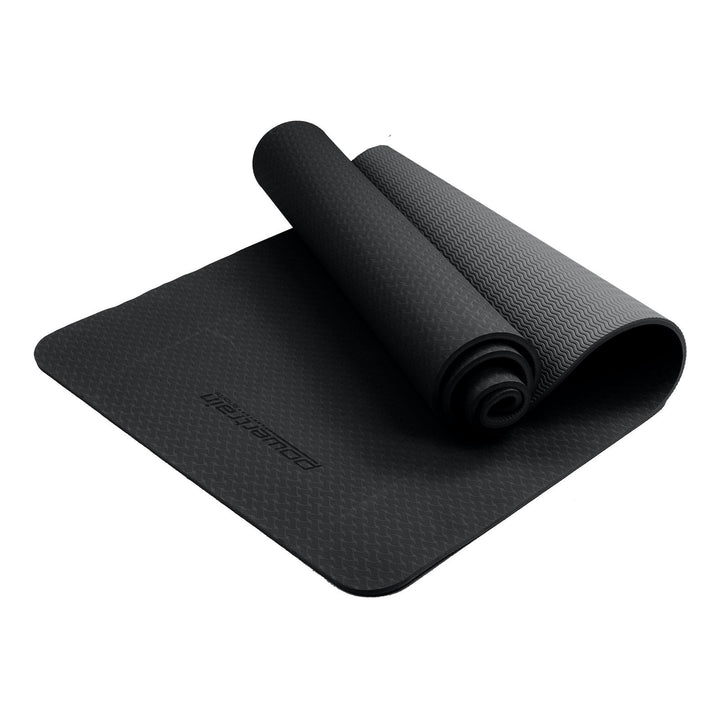Translation missing: en.Powertrain Eco-friendly Dual Layer 6mm Yoga Mat | Midnight | Non-slip Surface And Carry Strap For Ultimate Comfort And Portability