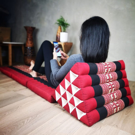 Translation missing: en.Yoga Thai relaxation Jumbo size cushions 3-Fold Zafu Meditation Cushion Set-100% Kapok Fibre XL JUMBO size