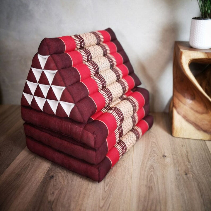 Translation missing: en.Yoga Thai relaxation Jumbo size cushions 3-Fold Zafu Meditation Cushion Set-100% Kapok Fibre XL JUMBO size