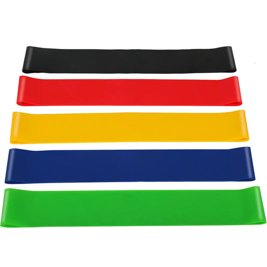 Translation missing: en.5 Pcs Resistance Bands Exercise Bands Resistance Bands Set Workout Bands Leg Yoga Bands