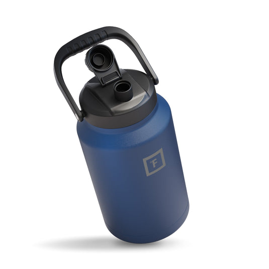 Translation missing: en.Iron Flask Bottle with Spout Lid, Twilight Blue - 128oz/3800ml