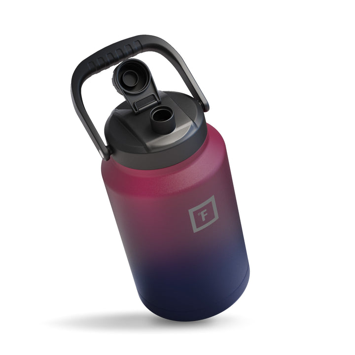 Translation missing: en.Iron Flask Bottle with Spout Lid, Dark Rainbow - 128oz/3800ml