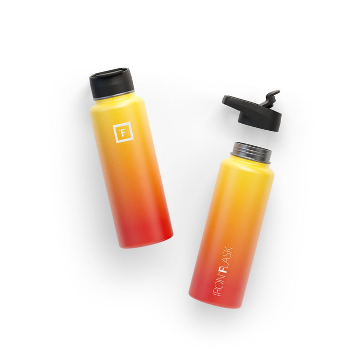 Translation missing: en.Iron Flask Wide Mouth Bottle with Spout Lid, Fire - 40oz/1200ml