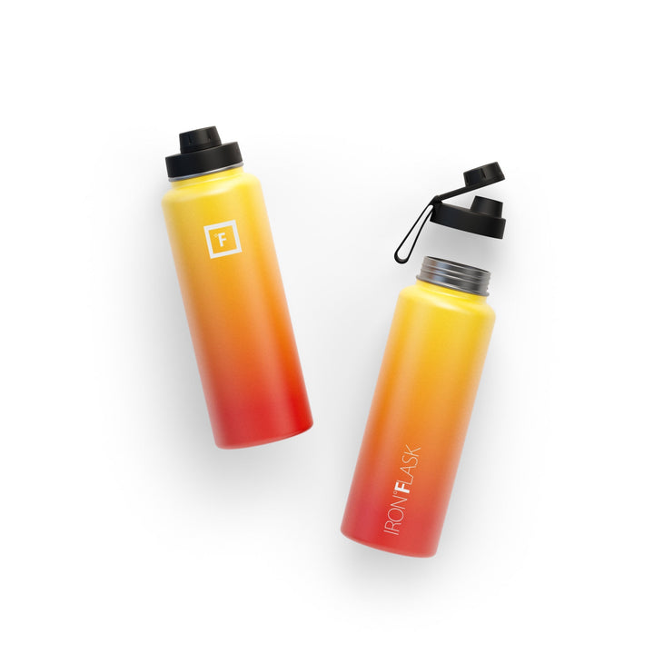 Translation missing: en.Iron Flask Wide Mouth Bottle with Spout Lid, Fire - 40oz/1200ml