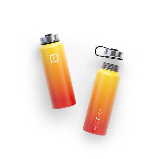 Translation missing: en.Iron Flask Wide Mouth Bottle with Spout Lid, Fire - 40oz/1200ml
