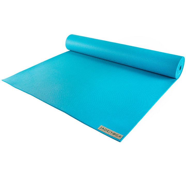Translation missing: en.Jade Yoga Harmony Mat - Sky Blue &amp; Iron Flask Wide Mouth Bottle with Spout Lid, Fire, 32oz/950ml Bundle