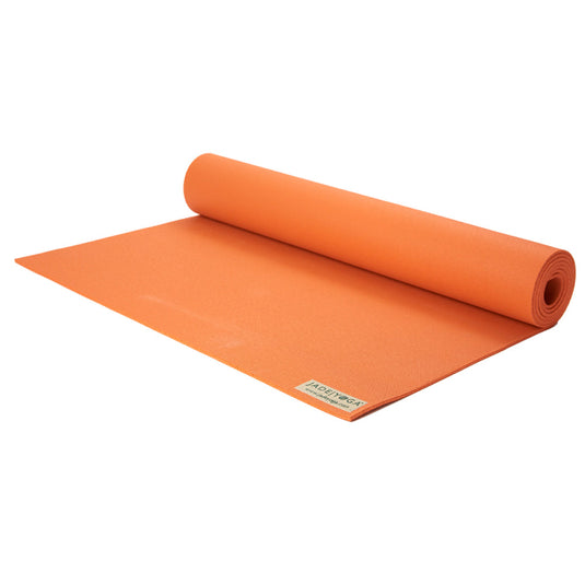 Translation missing: en.Jade Yoga Harmony Mat - Orange &amp; Jade Yoga Cork Yoga Block - Small + Jade Yoga Plant Based Mat Wash - 8 oz Starter Kit