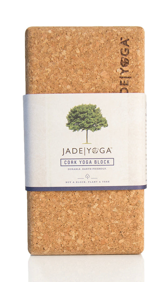 Translation missing: en.Jade Yoga Cork Yoga Block - Small