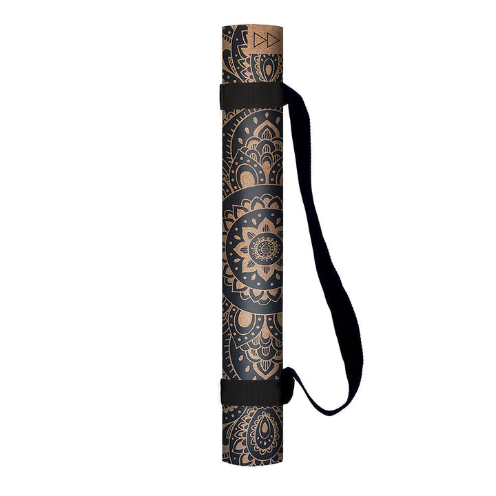 Translation missing: en.Yoga Design Lab Cork Yoga Mat 1.5mm Mandala Black