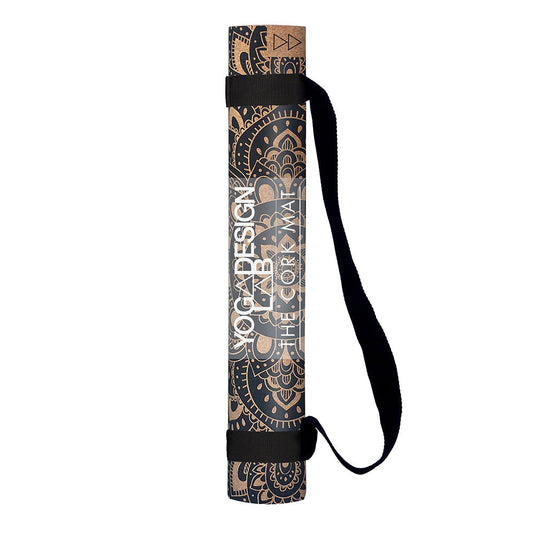 Translation missing: en.Yoga Design Lab Cork Yoga Mat 3.5mm Mandala Black