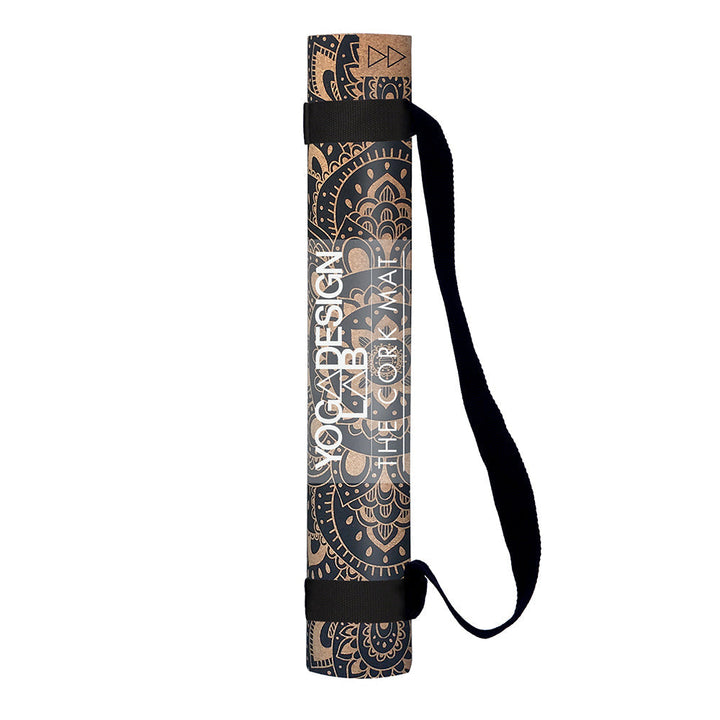 Translation missing: en.Yoga Design Lab Cork Yoga Mat 3.5mm Mandala Black