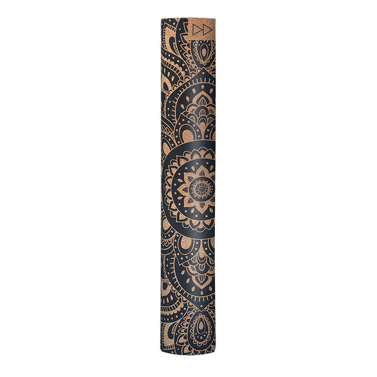 Translation missing: en.Yoga Design Lab Cork Yoga Mat 3.5mm Mandala Black