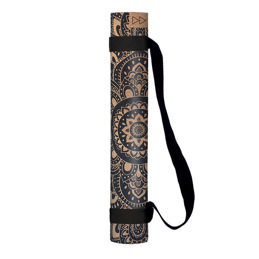 Translation missing: en.Yoga Design Lab Cork Yoga Mat 3.5mm Mandala Black