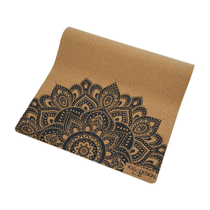 Translation missing: en.Yoga Design Lab Cork Yoga Mat 3.5mm Mandala Black