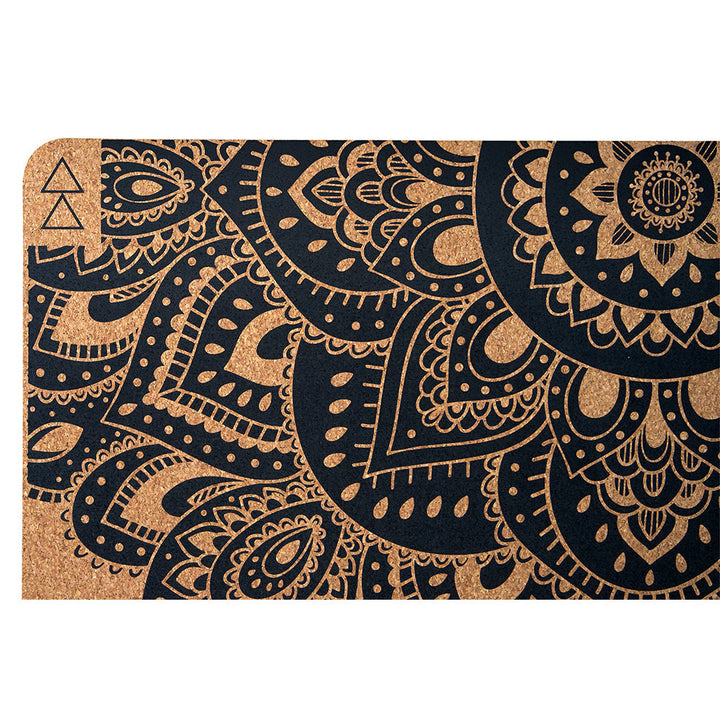 Translation missing: en.Yoga Design Lab Cork Yoga Mat 3.5mm Mandala Black