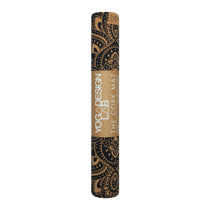 Translation missing: en.Yoga Design Lab Cork Yoga Mat 3.5mm Mandala Black