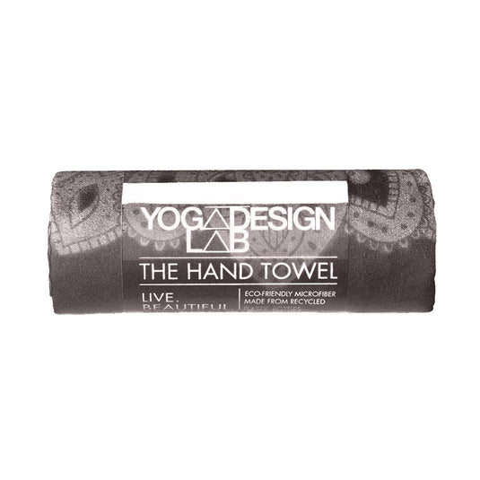 Translation missing: en.Yoga Design Lab Hand Yoga Towel Mandala Black