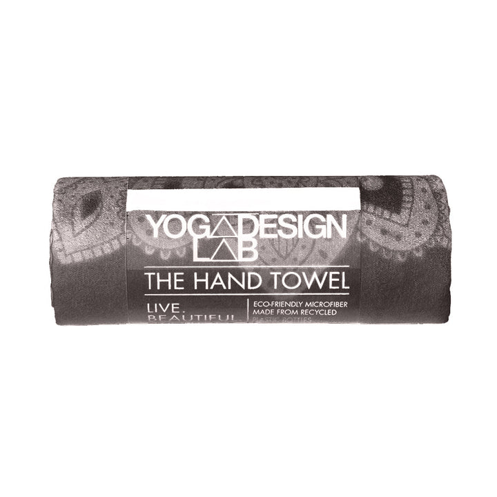 Translation missing: en.Yoga Design Lab Hand Yoga Towel Mandala Black