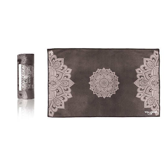 Translation missing: en.Yoga Design Lab Hand Yoga Towel Mandala Black