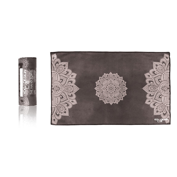 Translation missing: en.Yoga Design Lab Hand Yoga Towel Mandala Black