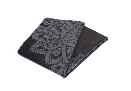 Translation missing: en.Yoga Design Lab Mat Yoga Towel Mandala Black