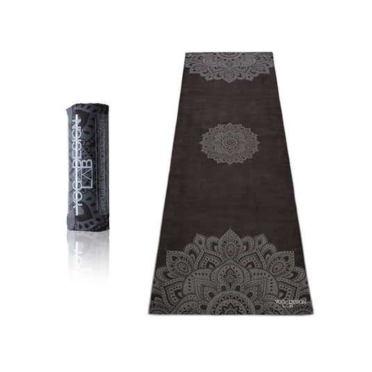 Translation missing: en.Yoga Design Lab Mat Yoga Towel Mandala Black