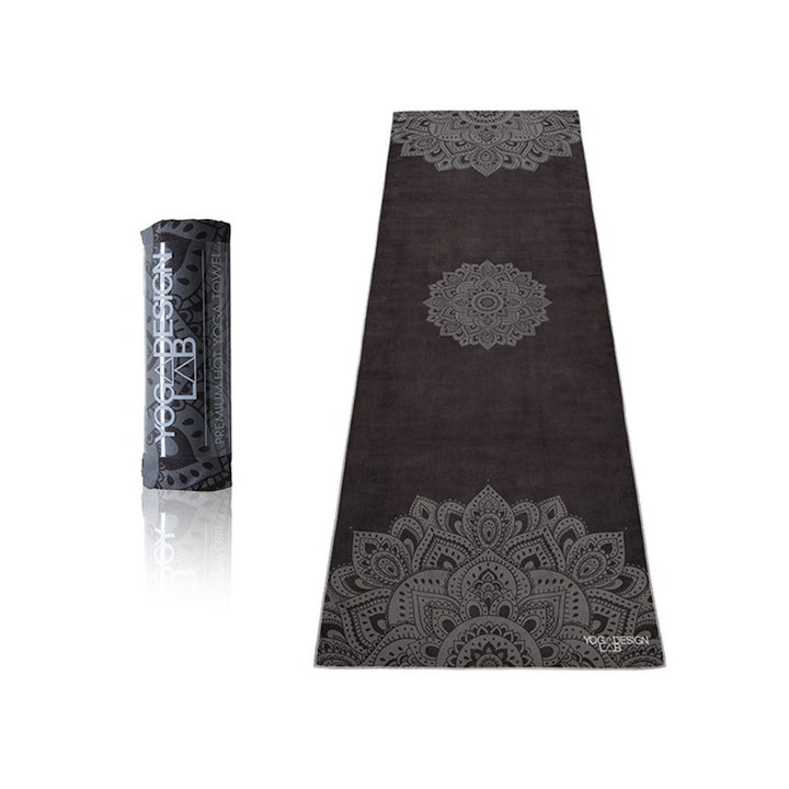 Translation missing: en.Yoga Design Lab Mat Yoga Towel Mandala Black