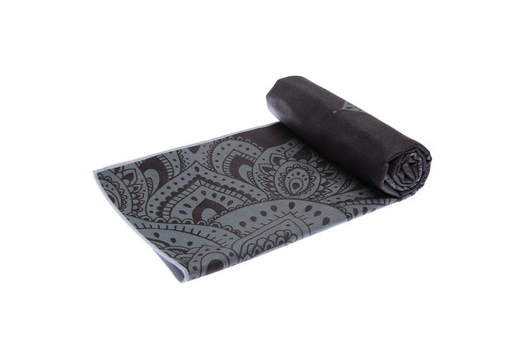 Translation missing: en.Yoga Design Lab Mat Yoga Towel Mandala Black