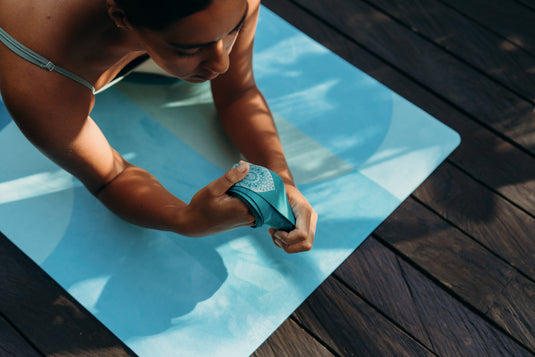 Translation missing: en.Yoga Design Lab Yoga Strap Mandala Turquoise