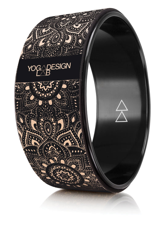Translation missing: en.Yoga Design Lab Yoga Wheel Cork Mandala Black