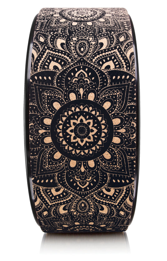 Translation missing: en.Yoga Design Lab Yoga Wheel Cork Mandala Black
