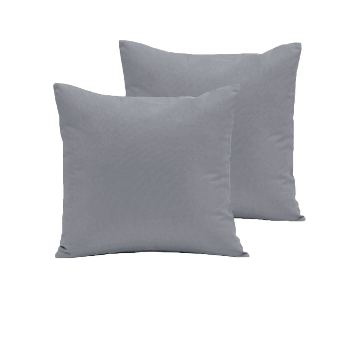 Translation missing: en.Pair of  280TC Polyester Cotton European Pillowcases Grey